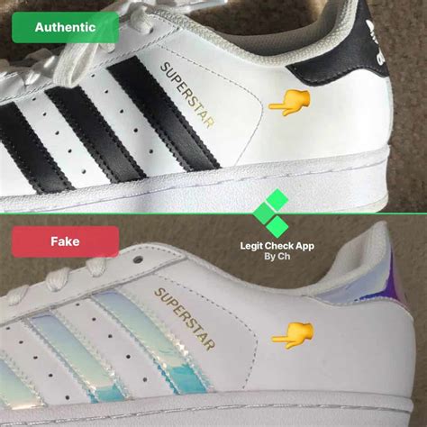 adidas superstar replicas vs originales|adidas logo vs real.